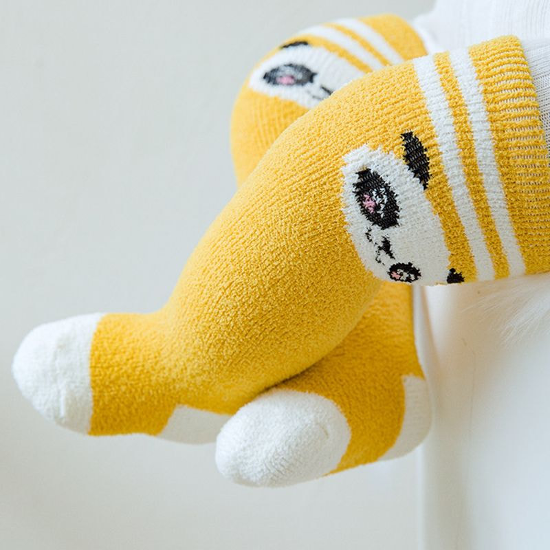 Stocaí fada leanbh i stoc an fhómhair agus an gheimhridh tiubh coiréil veilbhit na bhfear agus na mban stocaí glúine leanbh stocaí fada nuabheirthe